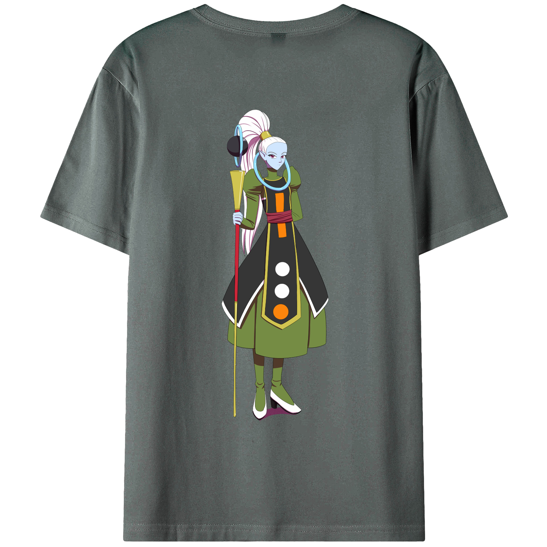（画像用） ドラゴンボール DRAGON BALL 綿100％ メンズ半袖Tシャツ（バックプリント） 通気性